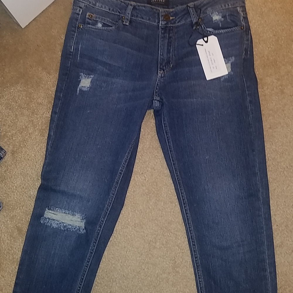 Crop Blue Jeans